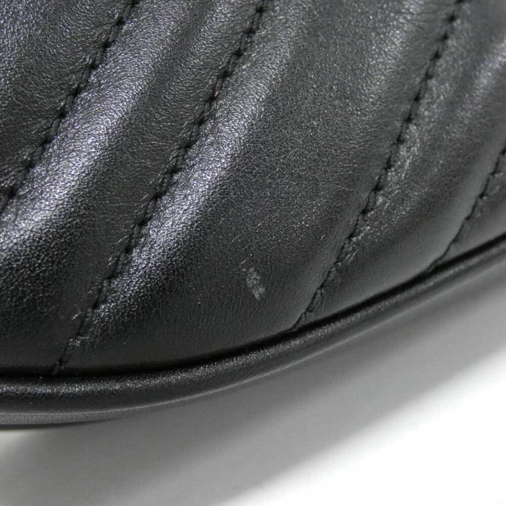 GUCCI Authentic Black GG Marmont Fanny Pack - Picture 5 of 9